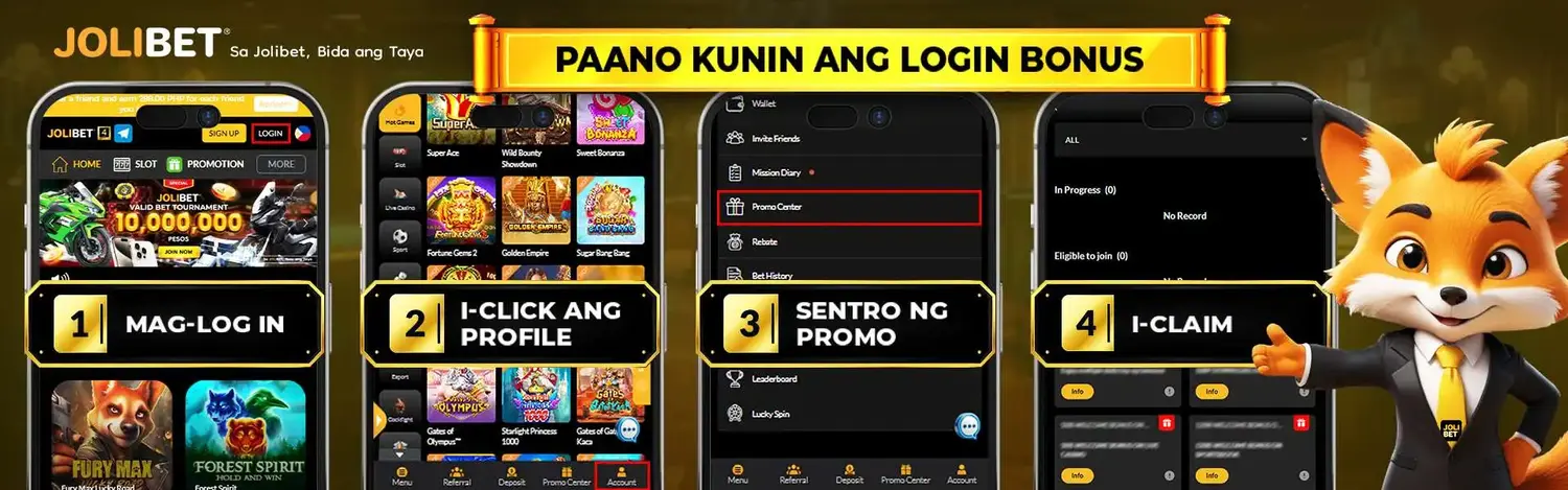 JOLIBET Login Bonus Philippines