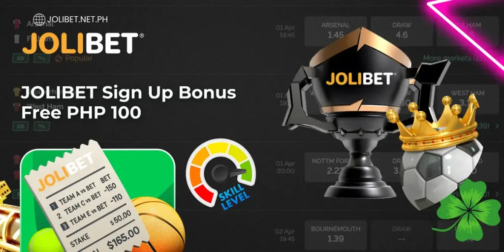 JOLIBET Sign Up Bonus Free PHP 100 Philippines